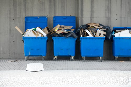 Professional house clearance team at work in Millbank