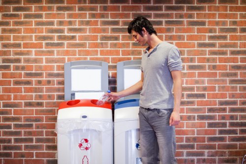 Flat clearance process involving sorting and categorizing items